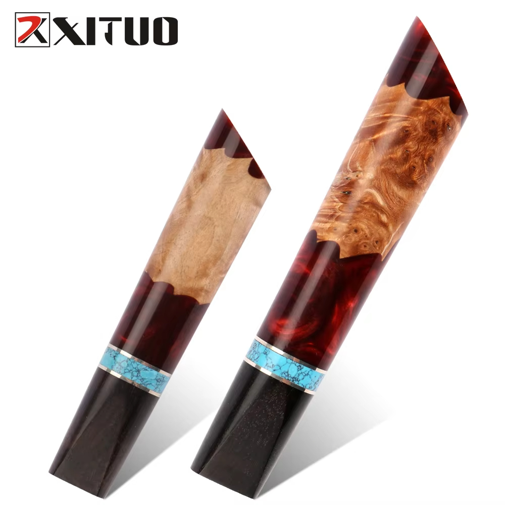Woodworking Resin - ด้ามมีดเรซิ่นไม้ญี่ปุ่นคุณภาพสูงรูปหัวใจ สำหรับทำมีดเชฟ DIY ด้ามมีดทำครัว ผลิตตามสั่งจากโรงงาน