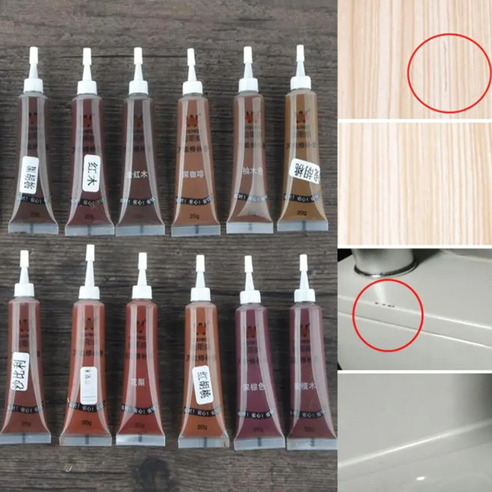 Woodworking Resin - Up อเนกประสงค์หลากสีเฟอร์นิเจอร์ไม้ Scratch Repair Agent ซ่อมแซมความเสียหายครีมเฟอร์นิเจอร์