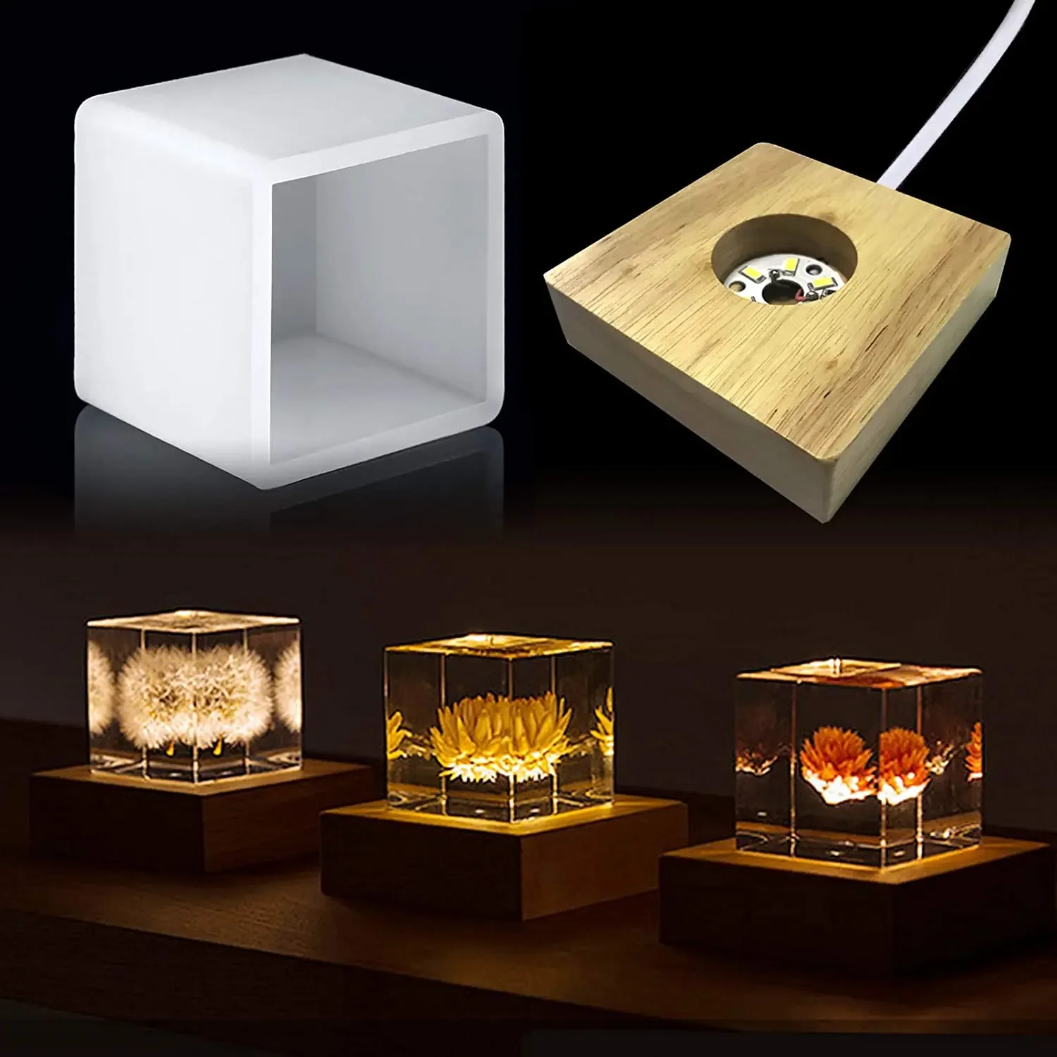 แม่พิมพ์เรซินแสงสี่เหลี่ยม, แม - Woodworking Resin บทวิจารณ์และราคา