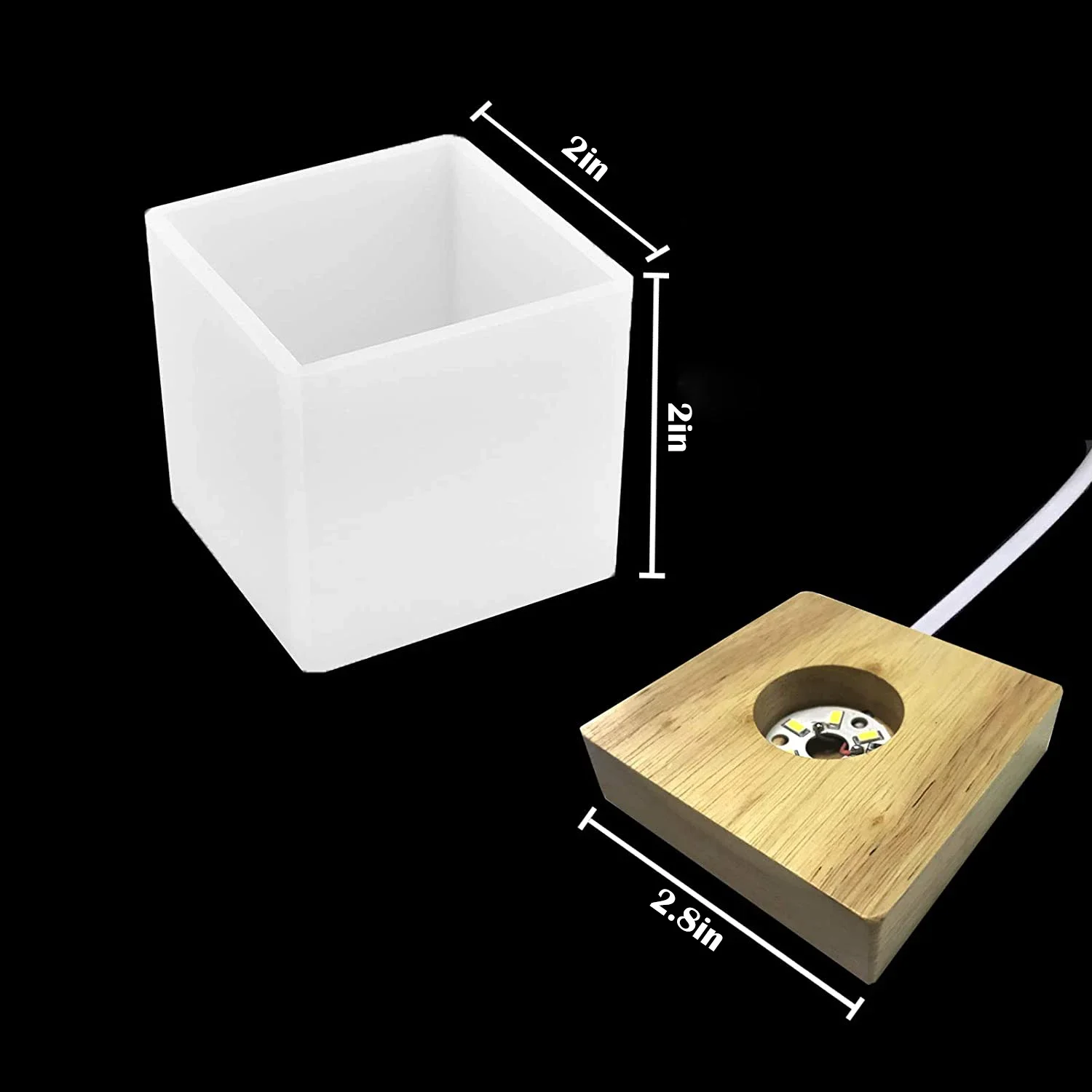 แม่พิมพ์เรซินแสงสี่เหลี่ยม, แม - Woodworking Resin บทวิจารณ์และราคา