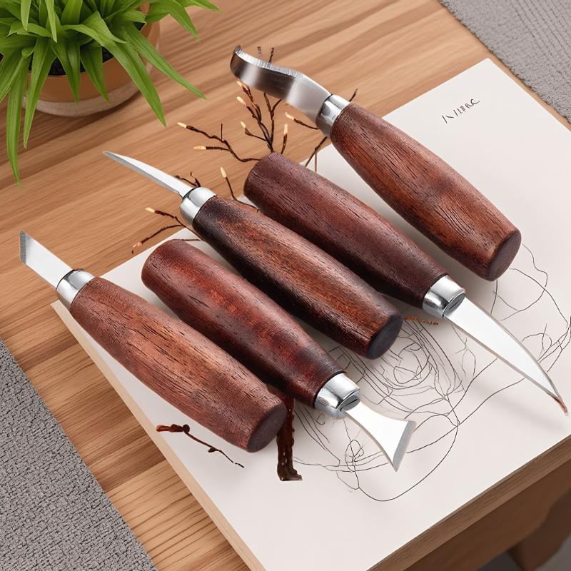 ชุดเครื่องมือแกะสลักไม้ 5 ชิ้น - Wood Chisel Set บทวิจารณ์และราคา