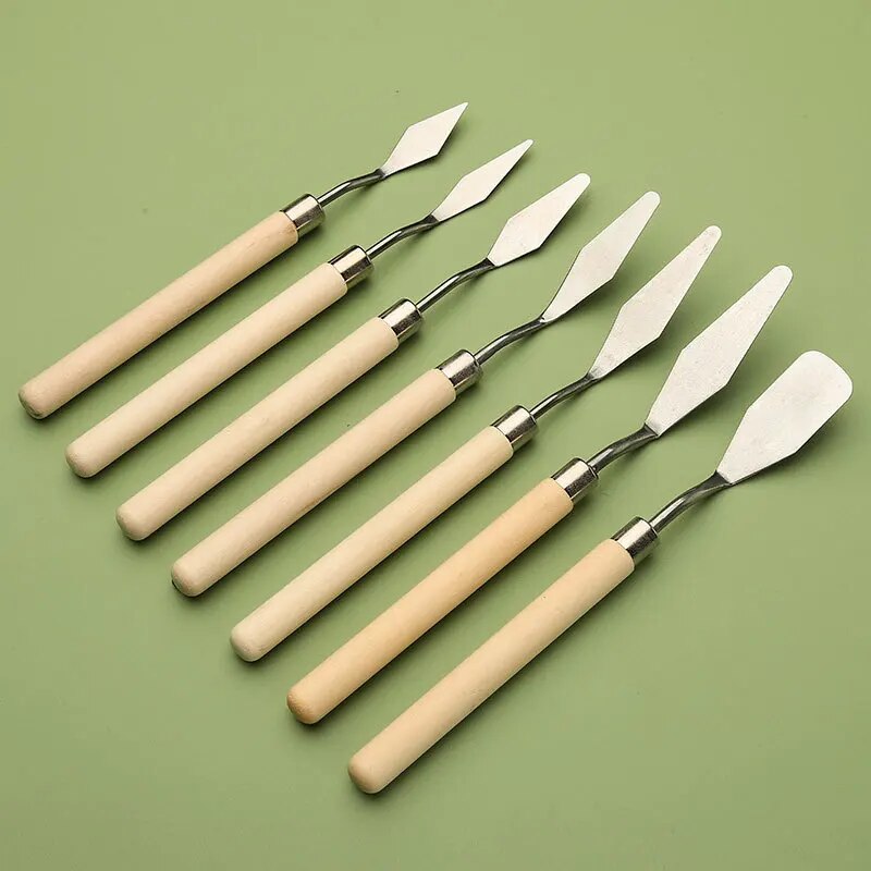 7 ชิ้น/เซ็ต ชุดมีดวาดภาพสีน้ำม - Drawknife Blade บทวิจารณ์และราคา