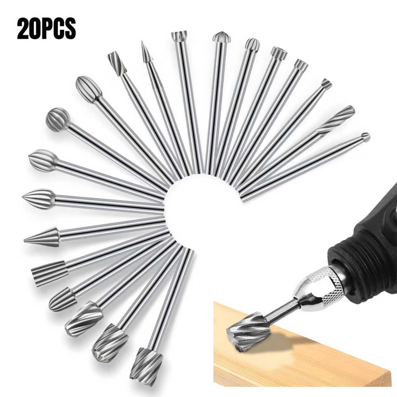 ชุดดอกสว่านและดอกกัดแบบหมุน 20 - Wood Chisel Set บทวิจารณ์และราคา